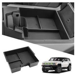 Ruiya Center Console Organizer for GMC Hummer EV Middle Console Organizer,for GMC Hummer EV Accessories Armrest Console Organizer Compatible with 2022 2023 2024 2025 GMC Hummer EV Pickup/SUV