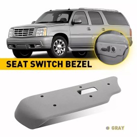 Unbranded Front Left Seat Control Switch Bezel Cover Fit 03-06 Silverado /Sierra 1500 3500