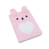 ZGMYC Plush Bunny Notebook Diary for Girls Kids A5 Lined