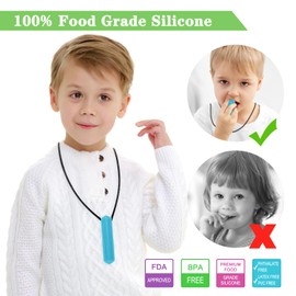 CLDY Chew Toys for Sensory Kids, Sensory Chew Toys for Children and Teens with Autism, ADHD, Anxiety, SPD, ADH 4 Piece Collar for Kids