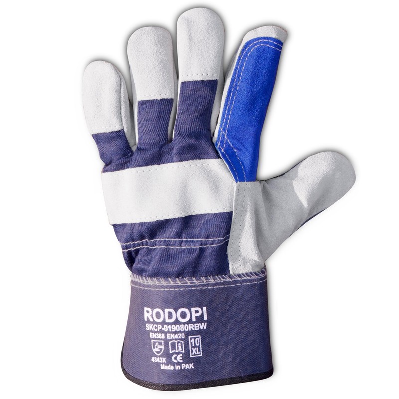 RODOPI Leather Work Gloves Cowboy Forester for Men and Women
