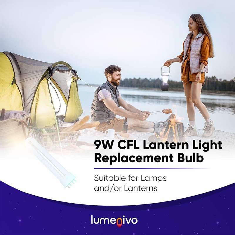 lumenivo Replacement for Coleman Lantern Bulb Kandolite 96500 9W CFL