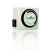 Autopilot Analog, UL-Listed Hydrofarm TM01015D Dual Outlet Grounded Timer, White