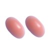 Healifty 2 Pairs Soft Silicone Shoulder Push-up Pads Adhesive Shoulder