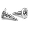 #8 x 5/8" Sheet Metal Screws 250PCS 410 Stainless Steel