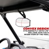 SAUTVS Center Convex Rearview Mirror and Adjustable Folding Side Rear