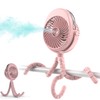 COMLIFE Misting Baby Stroller Fan, 270° & 360° Pivoting Portable