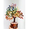 Kristalglobe 7 Chakra Crystal tree, 500 crystal tree, Seven chakra
