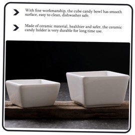 GRIRIW 2pcs Dipping Bowls Small Appetizer Dishes for Sauces Soy Ketchup More Easy to Clean Kitchen Condiment Cups for Home Restaurant Use