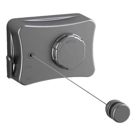 Washing Line Extendable Wall Stainless Steel Rope: 5.1 m Adjustable Retractable Clothesline for Indoor and Outdoor Use for Dry Clothes for Balcony Laundry Room Laundry (Grey)