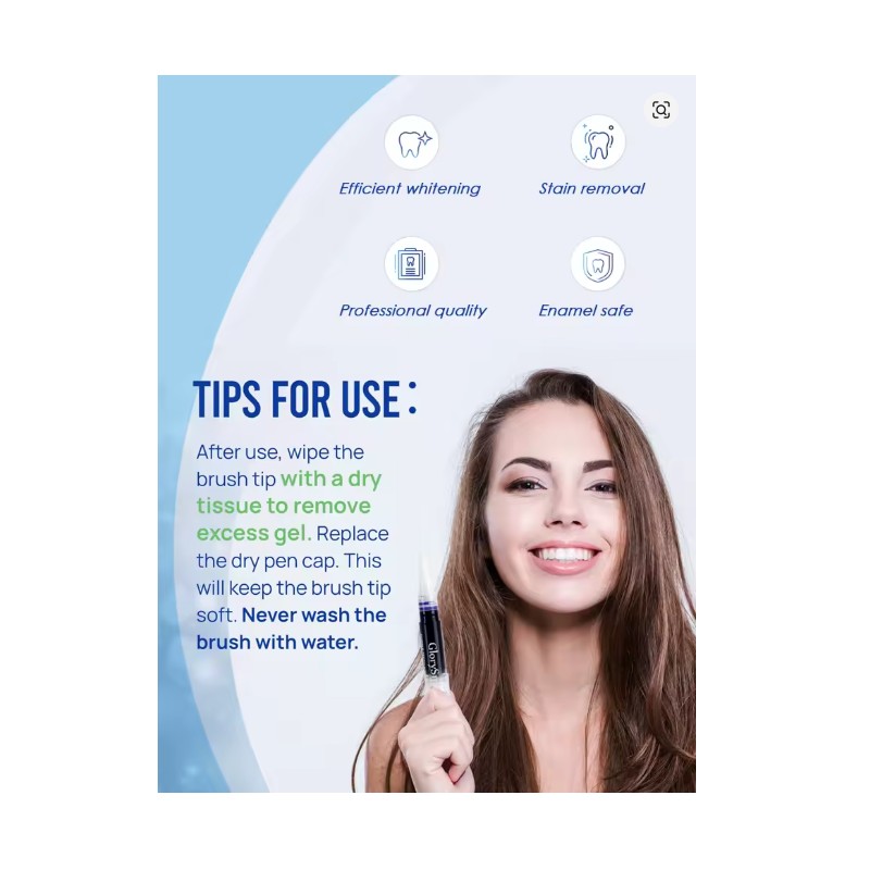 DIPSEVEN Teeth Whitening Pen - On-the-Go Whitening Gel Pen