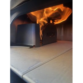 NU2U Products Pizza Oven Flame Tamer & Flame Guard and heat radiating insert-With NU2U LOGO- fits only Dome* Pizza Ovens