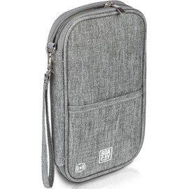 BOACAY Portadocumentos de Viaje Familiar con RFID, Cartera de Mujer y Hombre, Funda