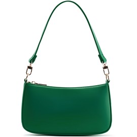 NIUEIMEE ZHOU Shoulder Bag for Women Retro Vegan Leather Classic Tote HandBags Purses with Zipper Closure