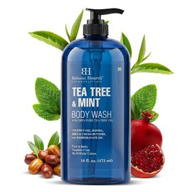 Botanic Hearth Tea Tree & Mint Body Wash & Shower Gel, 473 ml