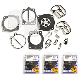 Keihin Triple Carb Carburetor Rebuild Kit Replacement for Kawasaki ZXI STX 1100 Zxi1100 Stx1100
