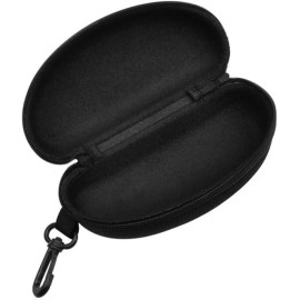 Unbranded Portable Waterproof Sunglasses Eyeglasses Case Zipper Hard Shell Box With Clip