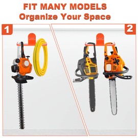 Mtanlo Heavy Duty Backpack Leaf Blower Hanger Wall Mount - Universal Organizer for Sprayers, Chainsaws & Leaf Blowers - Supports 300 lbs - Easy Install Garage Storage Solution