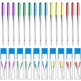 TEAONE Sewing Machine Needles Kit, 30 PCS Universal Machine Needles Accessories - Sizes 65/9,75/11,90/14,100/16,110/18