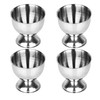NOELAMOUR Egg Stand Egg Cup Egg Stand Stainless Steel Boiled