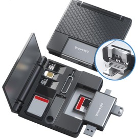 Wowssyo Multifunction OTG Card Reader 7 in 1 Micro SD Card Reader U Type C Memory Card Adapter for Digital Cameras, Smartphones, OTG Tablets, External Converter U Disk, SD, TF