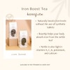 Iron Boost - Organic Herbal Tea | 15 Biodegradable (Non-GMO)