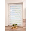 K-home Madrid Klemmfix Double Roller Blind, No Drilling Required, White,