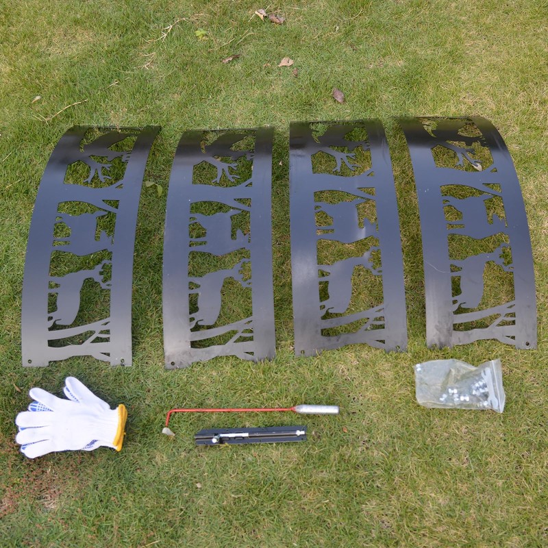 KAIDIDA Fire Ring, Metal Fire Pit Ring, Fire Rings for