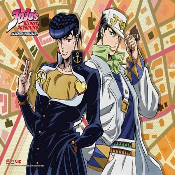 Great Eastern Entertainment JoJo-S3 Key Art Josuke & Jotaro Wall