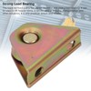 2PCS V Groove Wheel Pulley, Galvanized Alloy Steel Track Rail
