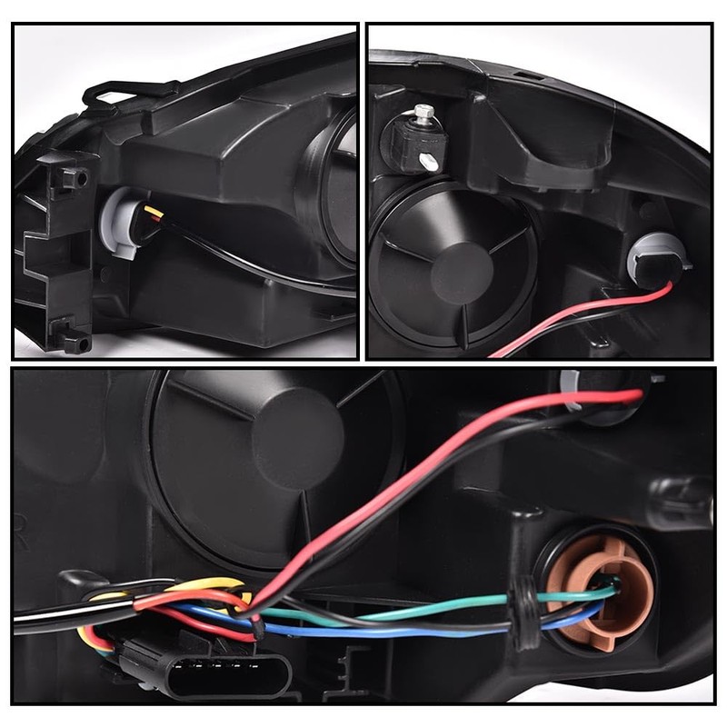 PIT66 LED Headlight Assembly Compatible with Chevy Impala 2006-2013/ Fit