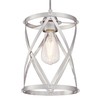 Westinghouse Lighting 6362300 Isadora One-Light Mini, Brushed Nickel Finish Indoor
