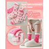 TEHOOK TEHOOK Valentines Gifts-Warm Fuzzy Cozy Fluffy Soft Socks-Pink Heart