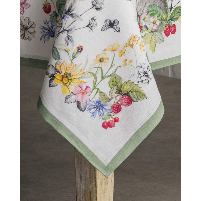 Maison d' Hermine Table Cloths 100% Cotton 140cm x 230cm