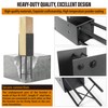 Wocepu 2 Pack Heavy Duty Stainless Steels U-Shape 4"x4"(Actual 3.5"x3.5")
