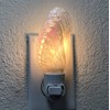 PEPPERLONELY Pearl Abalone Sea Shells Night Light Natural Seashell Beach
