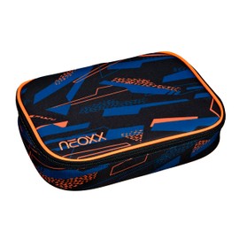 neoxx - Dunk Streetlight Runner Pencil Case - Made from Recycled PET Bottles - Space for One Set Square - Pencil Flap with 26 Pen Loops - Approx. 23.5 x 17 x 6.5 cm - for Boys
