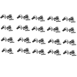 1-1/4" Overlay Soft Close Blum B039C355B.20 Cabinet Hinge, Nickel Plated Steel, Felt bumpers and Instructions (20 Pack) WITH INSTALLATION SCREWS