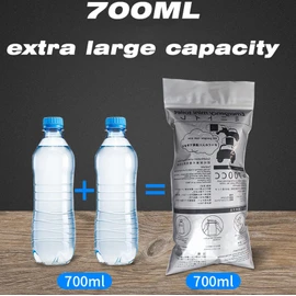HualianMengxin 12 Pack 700ML Disposable Urine Bags, Travel Pee Bags Unisex Urinal Bag Vomit Bag for Travel Traffic Jam Emergency Portable Camping Urinal Bags for Men Women Kids Patients