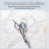 Fzundken 20 Pack Adhesive Wall Hooks for Hanging, Clear Adhesive