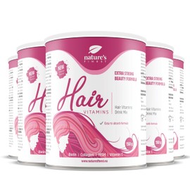 Nature's Finest by Nutrisslim Hair Vitamins Drink: Boost Hair Health with Biotin, Collagen, MSM Powder | Hair Care for Women Seeking Shiny, Strong, Thick Hair Growth | No Added Sugar, 1 Month Supply