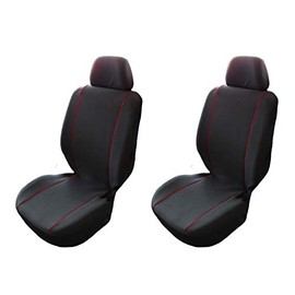 Texmar Front Seat Covers Designed to fit Volkswagen Golf 3,4,5,6,7,Polo,Jeta,Passat,Touran,T-Rock,Caddy RED piping