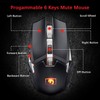 Wireless Gaming Keyboard and Mouse, Rechargeable, Rainbow Backlit with 3800mAh
