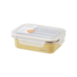 Lock&amp;Lock [Headquarters] Lock&amp;Lock color stainless steel container 600ml_yellow (LST503YEL) / 락앤락 [본사]락앤락 컬러 스텐용기 600ml_옐로우 (LST503YEL)