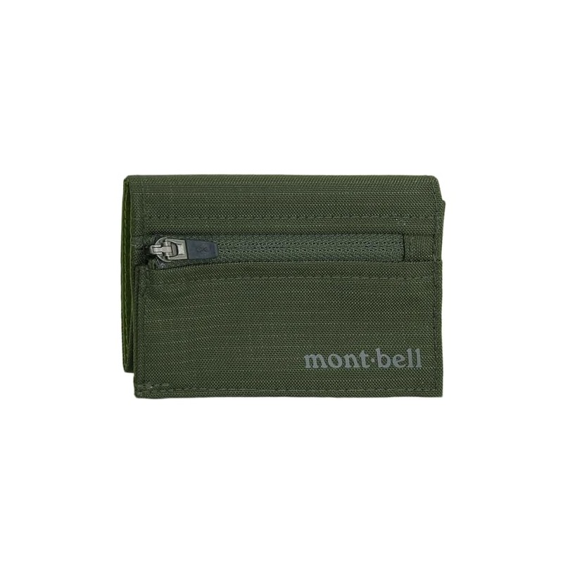Montbell 1133248 Men's Women's Trifold Mini Wallet Compact Nylon Trail