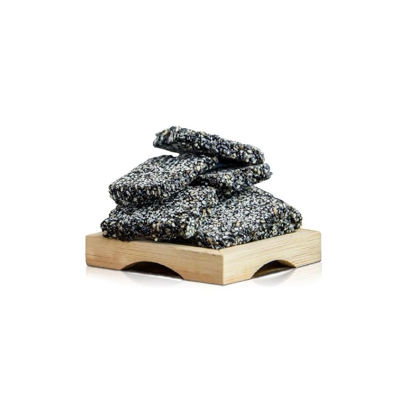 Zhejiang Specialty: Traditional Handmade Black Sesame Peanut Maltose Candy 250g/8.8oz