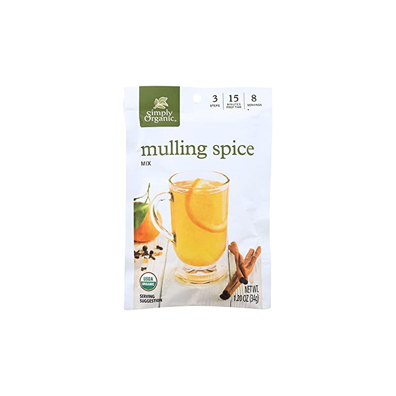 Simply Organic Mulling Spice - Organic - Gluten Free -
