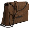 styleBREAKER Women's Shoulder Bag with Decorative Stitching and Chain Shoulder