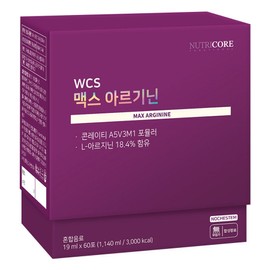 Nutricore WCS Max Arginine, 1.14L, 1 ea / 뉴트리코어 WCS 맥스 아르기닌, 1.14L, 1개