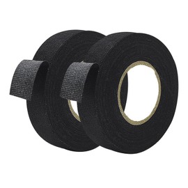 MZOYOURO 2 Rolls Self-Welding Insulation Tape, 15 m x 19 mm Insulation Tape, Waterproof, Black, Self-Welding Tape, Vulcanising Tape, for Insulating, Repairing and Bundling